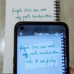 اضافه شدن اسکن دست نوشته و انتقال به رایانه در گوگل لنز